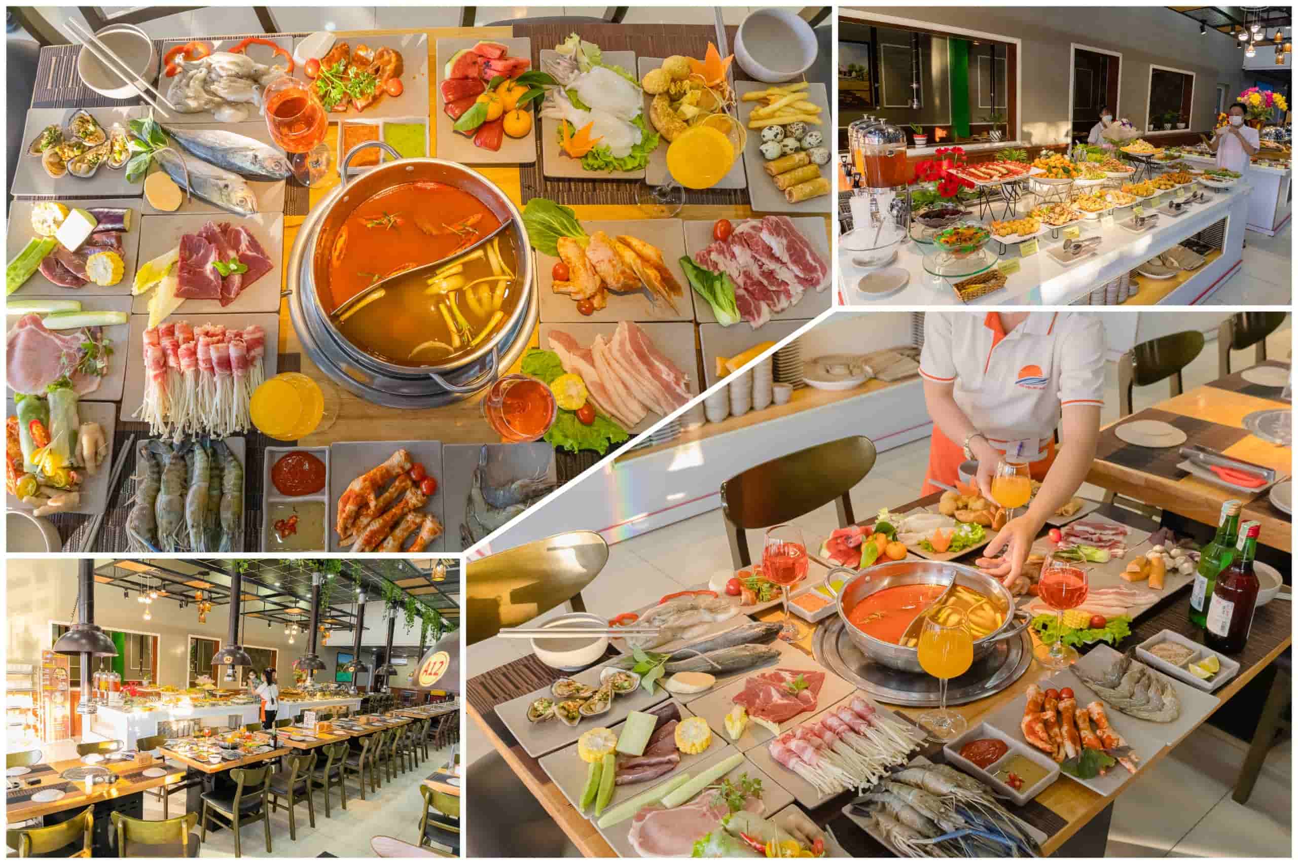Nhà hàng buffet Phú Quốc Sun Việt phục vụ hơn 40 món nướng và lẩu mỗi ngày